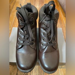 Women’s Eastland Lace Up Ankle Boots Dark Brown 8.5
